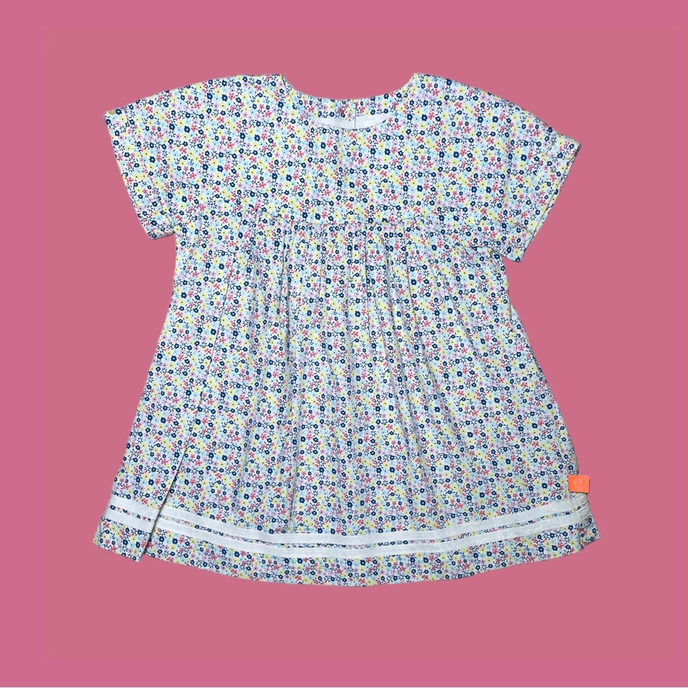 Little Bird By Jools Oliver Floral A- Line Dress 12-18M